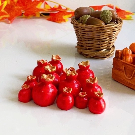 دکوری مدل بی بی انار یلدای بسته هشت تایی