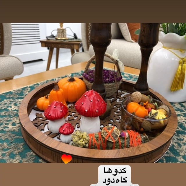 دکوری مدل قارچ بسته سه تایی 4-6-8 سانتی